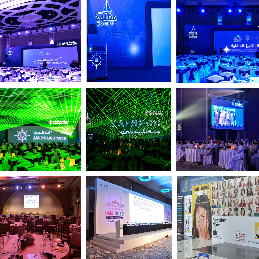 Stage and Backdrop